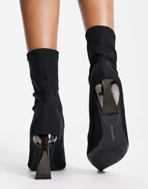 Black lycra hotsell sock boots