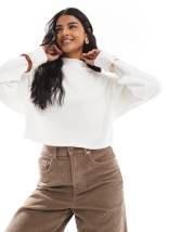 ONLY roll neck sweater in light gray melange