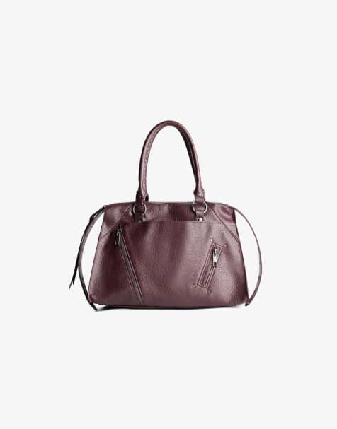 Bershka- Sort bikertaske - view 1
