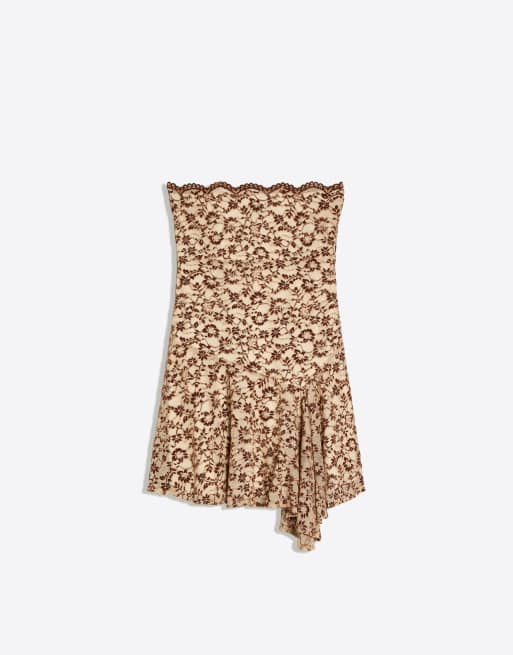 Bershka - Sort minikjole med bandeausnit, 2 af 4