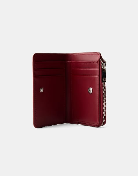 Bershka - Sort pung med præget dyreprint og lak-finish - view 1