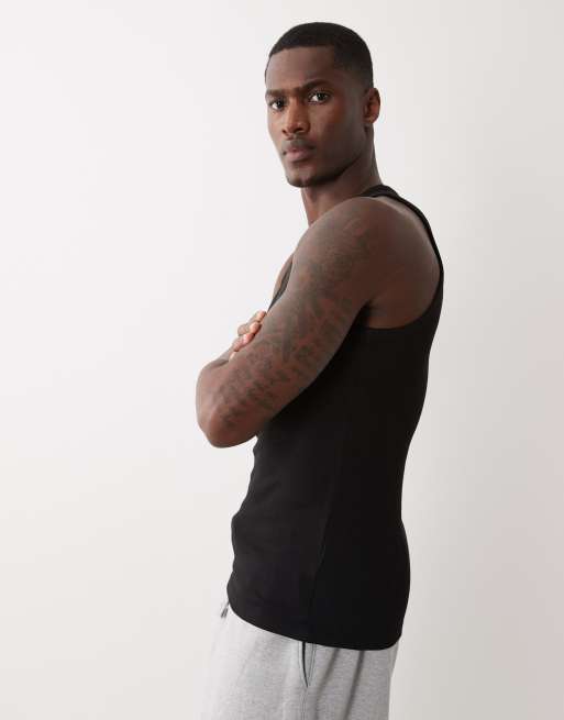 Bershka - Sort ribstrikket overdel, 5 af 5