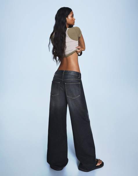 Bershka - Sorte boyfriend-jeans - view 1