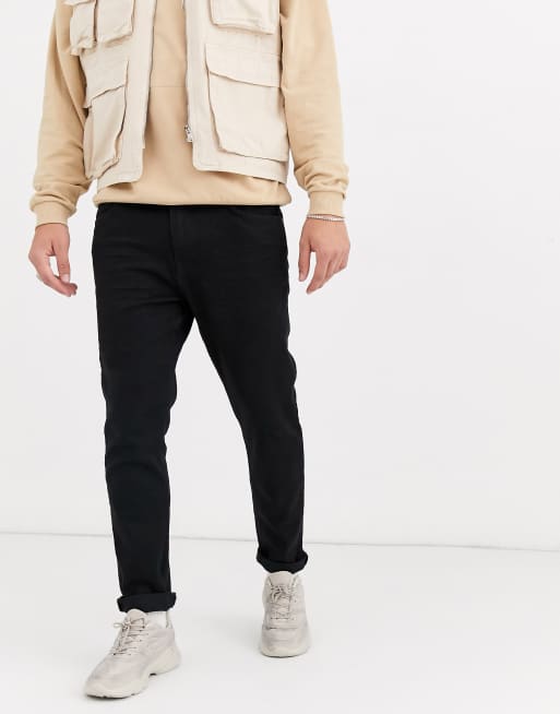 Bershka — Sorte jeans med smal pasform