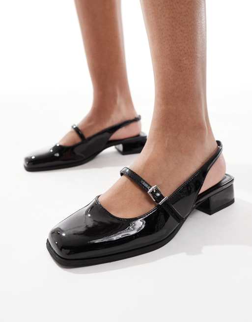Bershka - Sorte Mary Jane-sandaler