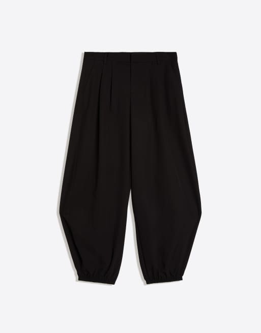 Bershka - Sorte sarouel-bukser, 4 af 4
