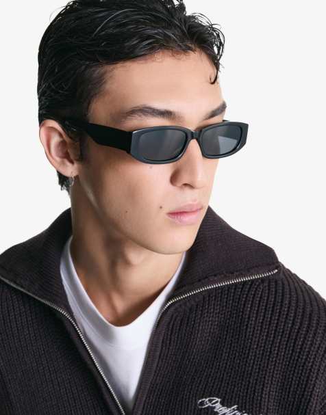 Bershka - Sorte solbriller i resin - view 1