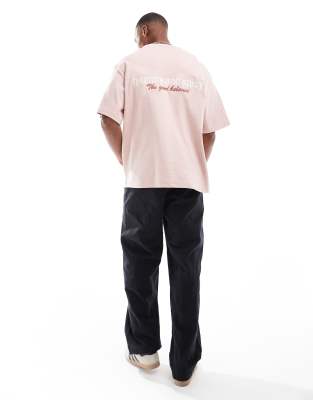 Bershka Bershka spicy printed t-shirt in pink