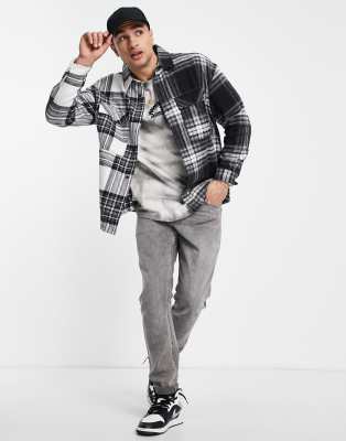 flannel jacket bershka