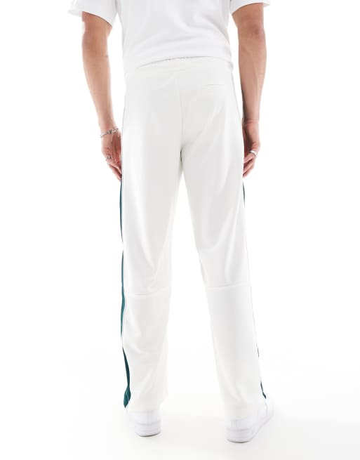 Bershka - Sport - Joggingbroek met biezen in wit, deel van co-ord set, 2 van 5
