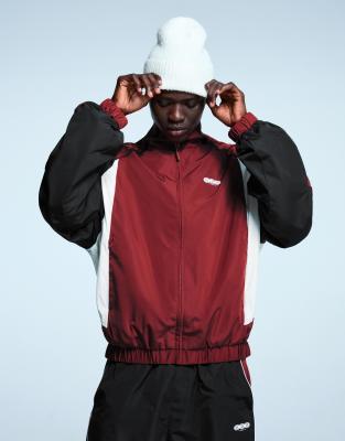 Sportjacke aus Funktionsgewebe in Rot Rot XS