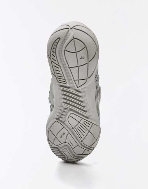 Bershka Sporty ballerinas in grey, 4 of 6