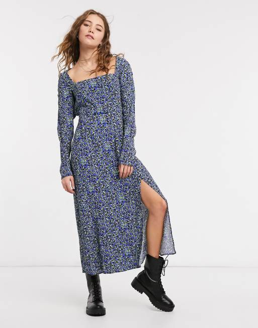 chinese dress ladies BERSHKA. Floral wrap dress Ts  Hibuy market
