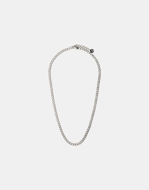 Bershka Stainless steel chain in silver, 2 of 3