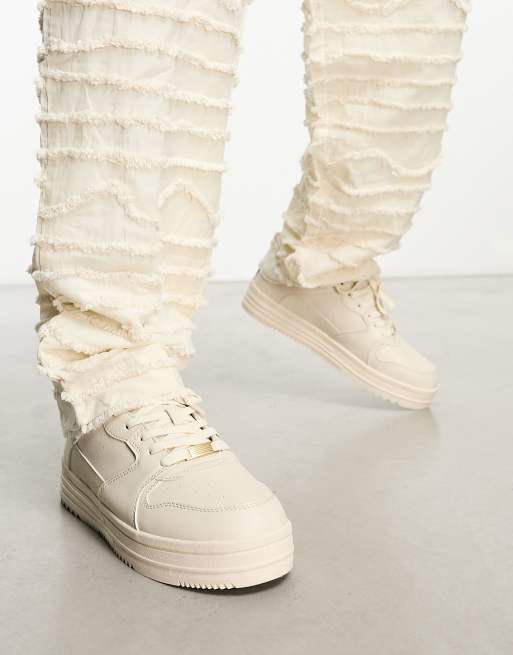 White chunky sneaker boots sale