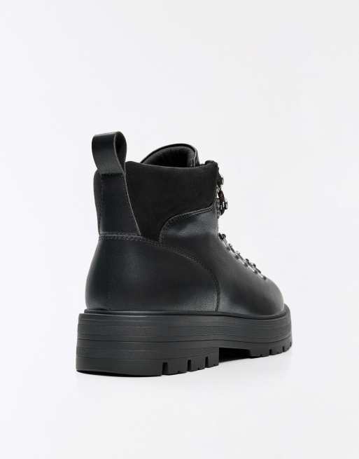 Bershka stivaletti stringati neri, 3 di 6