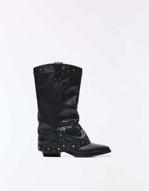 Bershka - Stivali stile cowboy neri - view 1