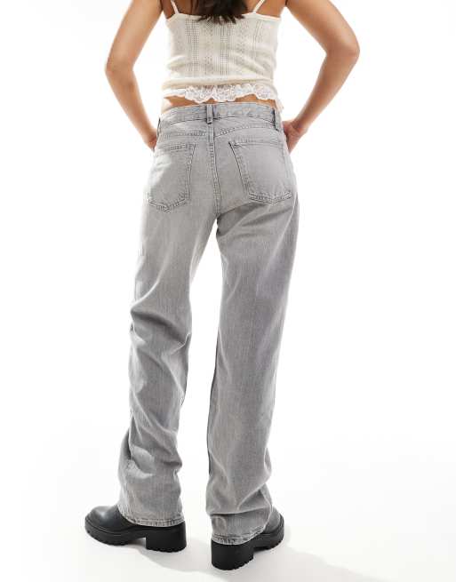 ☆ドイツ発*BERSHKA*新作*ストレートフィットデニム/GREY☆ ☆ドイツ発*BERSHKA*新作*ストレートフィットデニム/BLUE