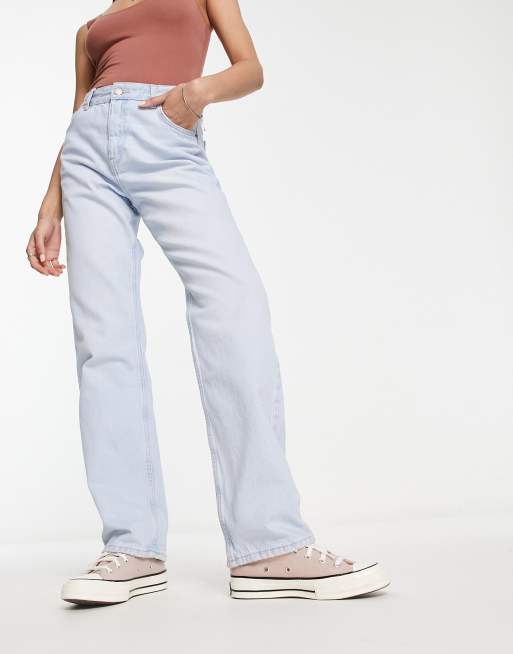 Bershka hot sale straight jeans