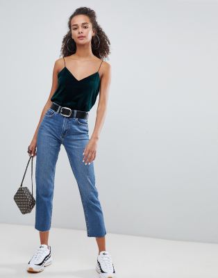 bershka straight leg jeans