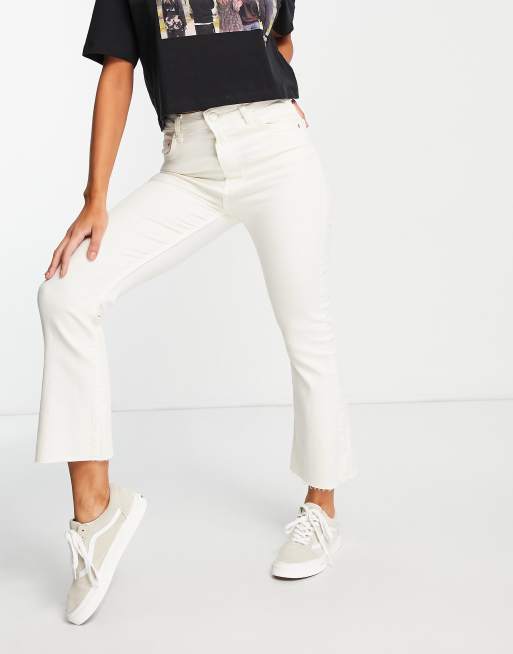 Asos cream hot sale jeans