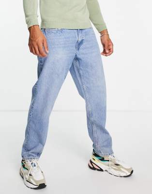 light blue straight leg jeans mens