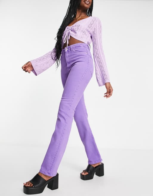 Women's Purple Jeans & Denim