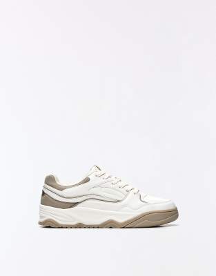 Street-Sneaker in Weiß mit dicker Sohle Weiß 42