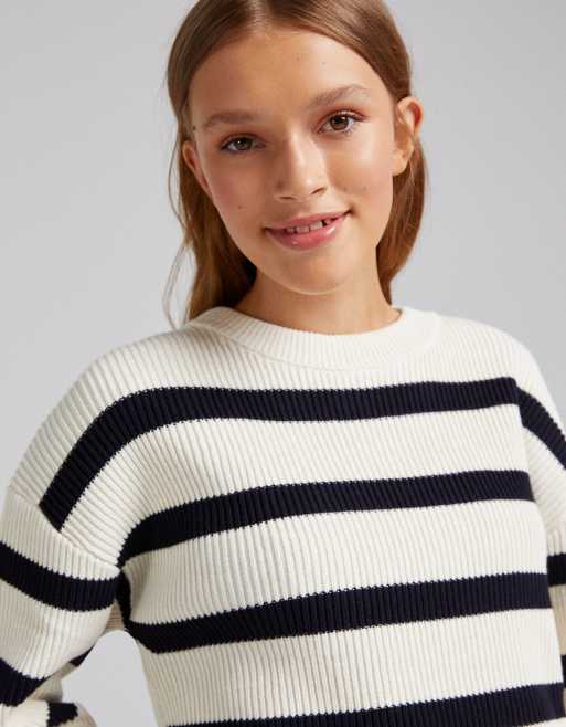 Bershka hot sale striped sweater