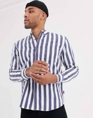 bershka striped shirt