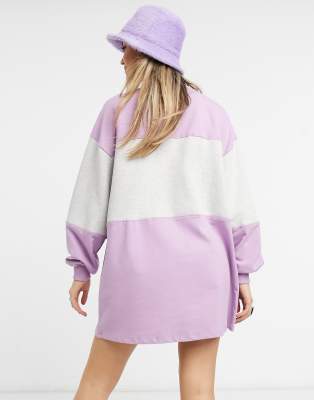 bershka purple dress