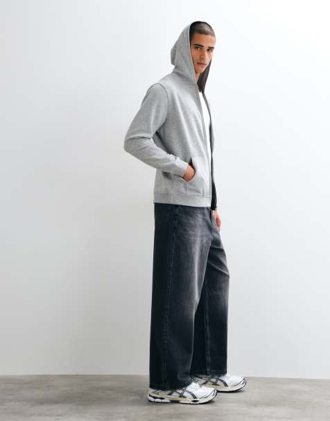 Bershka Super baggy jeans in black - view 1