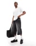ASOS DESIGN boxy oversized t-shirt with sports graphic in white