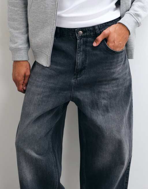 Bershka - Super-baggy sorte jeans, 4 af 5