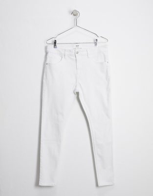 bershka white jeans