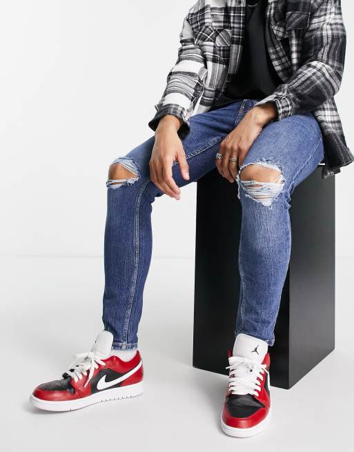 Slim fit clearance jeans with jordans