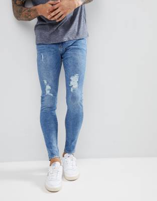 bershka denim super skinny fit