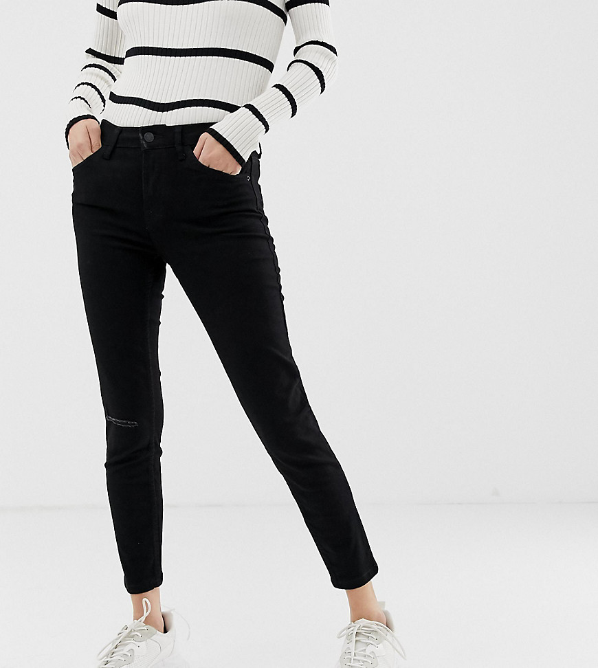 Bershka – Svart ankellånga skinny jeans
