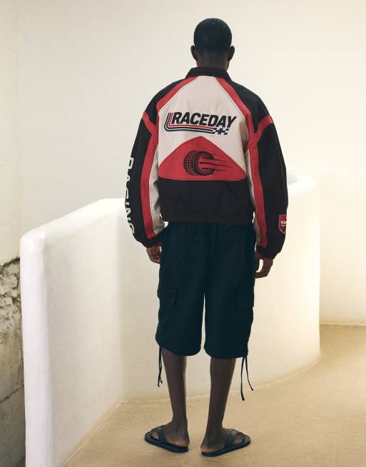 Bershka – Svart racingjacka, 2 av 4
