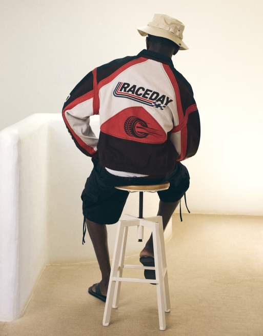Bershka – Svart racingjacka, 4 av 4