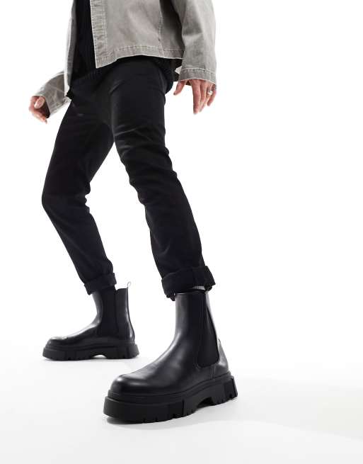 Bershka – Svarta chelseaboots 
