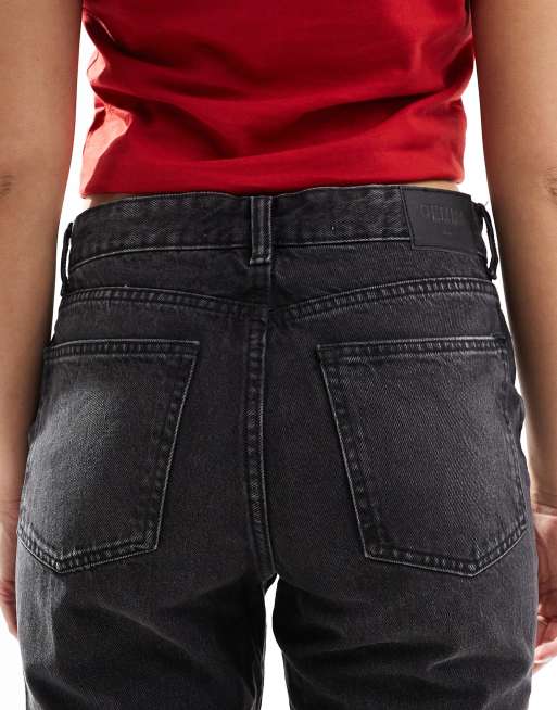 Bershka – Svarta jeans med raka ben, 4 av 5