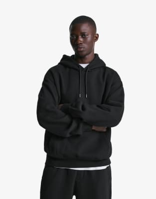 Bershka - Sweat à capuche - Noir