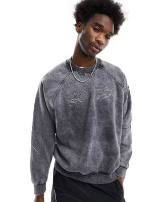 Bershka sweater in washed gray - part of a set