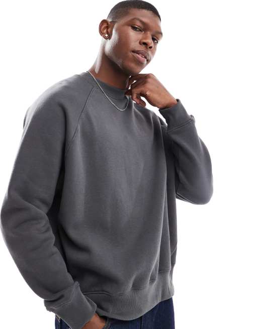 Bershka – Sweatshirt in Anthrazit