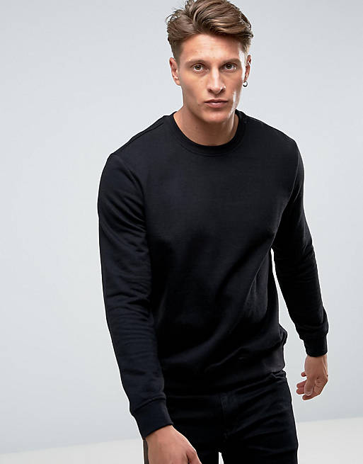 Bershka Sweatshirt In Black | ASOS