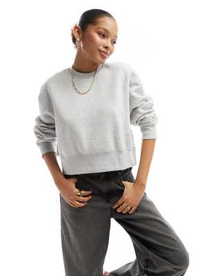 Bershka Sweatshirt In Gray