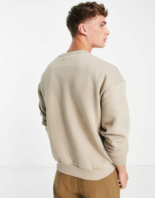 Unisex Oversized Crew - Sand