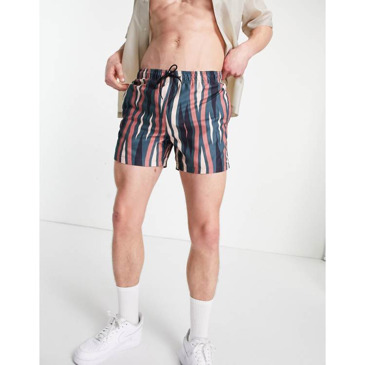 Vertical striped swim store trunks