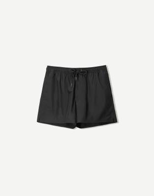 Bershka swimming trunks in black - view 1
